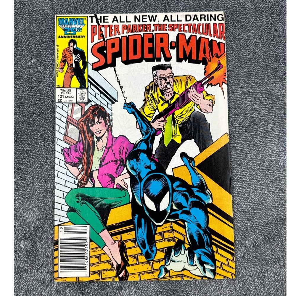 Marvel Spectacular Spider-Man 121 Dec 1986 Black Suit Peter Parker Copper Age